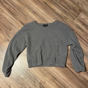 Large grey cropped sweater. Super comfy and lightweight.
